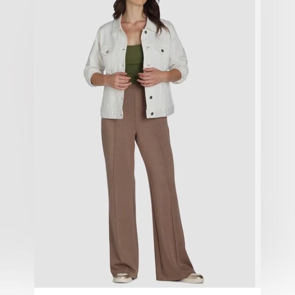 NWT Scoop Seamed Front Wide Leg Pants - Picture 1 of 5